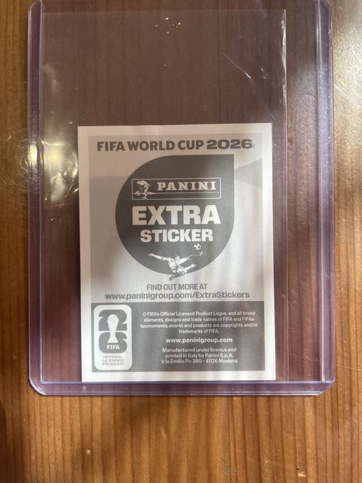Panini Extra Sticker Moisés Caicedo