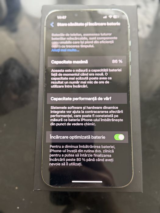 IPhone 13 Promax Green 256GB full box cutie+accesori +5 huse