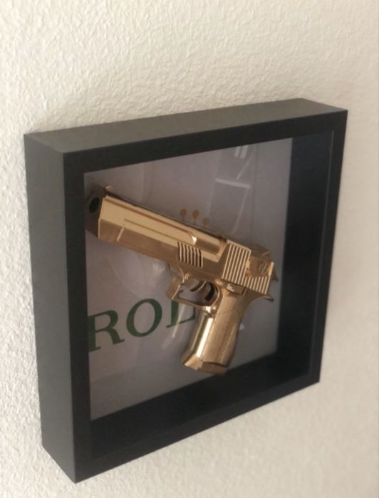 Tablou original Rob VanMore – Super Shiny Golden War on Rolex