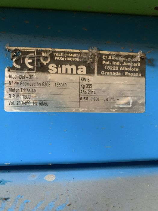Станок для гибки арматуры Sima DEL-35