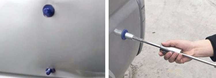 Обратен чук за премахване на вдлъбнатини от градушки - PDR комплект