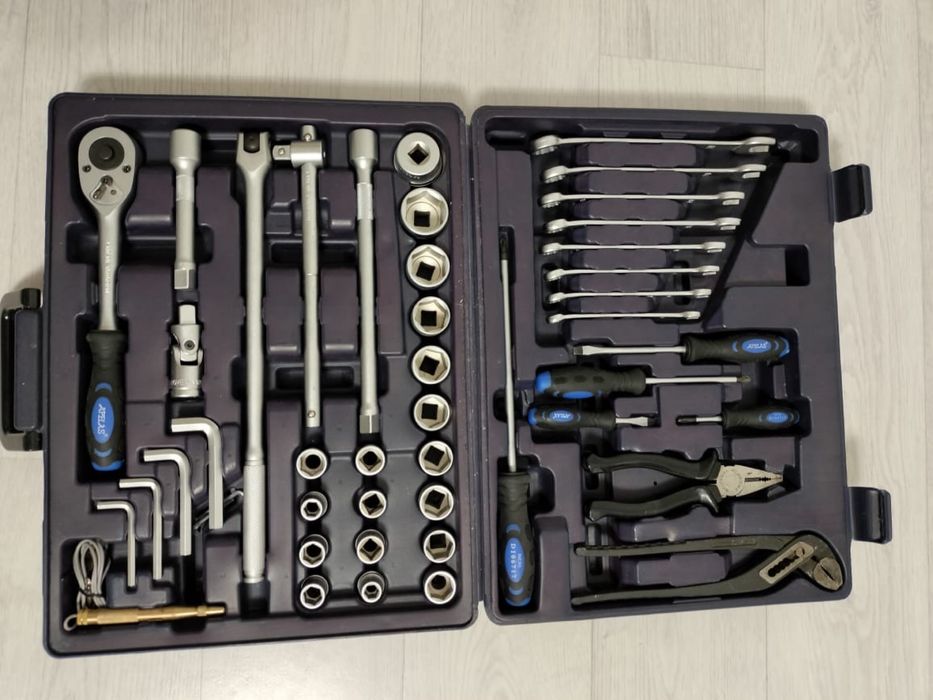 Набор инструментов для авто и дома. 44 предмета