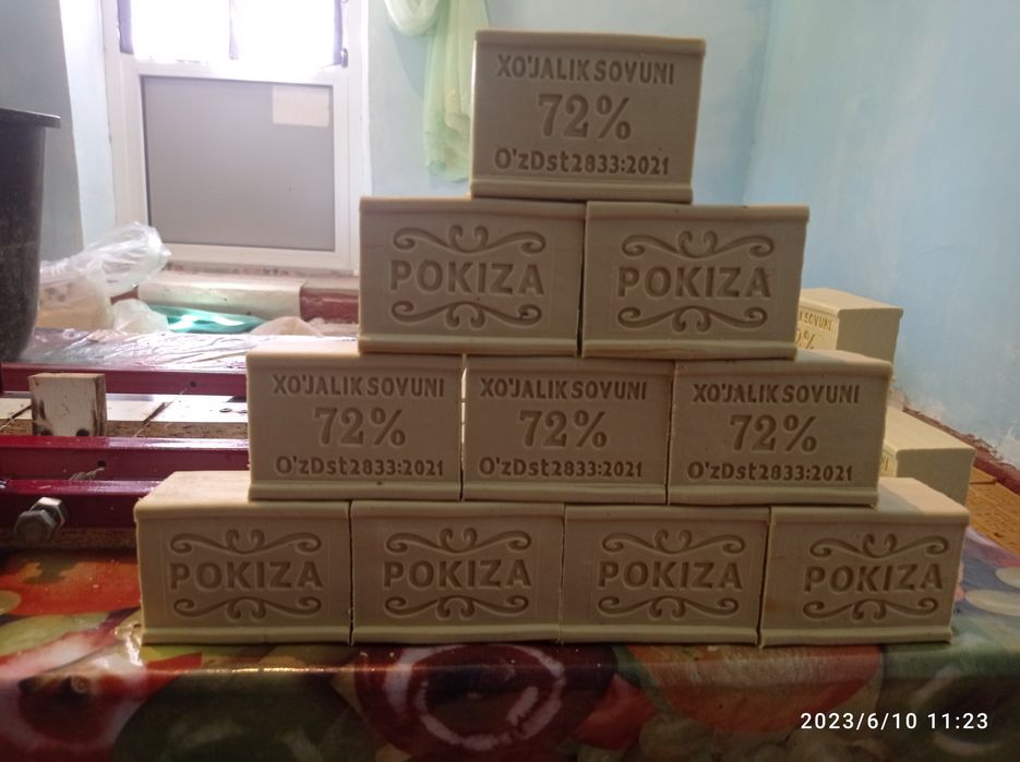 Xujalik kir sovuni Mahsulotimizga garantiya beramiz