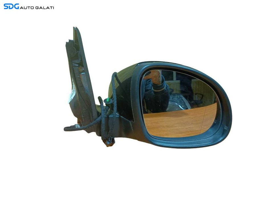 Oglinda Electrica Dreapta cu Incalzire FARA Pliere Rabatare Volkswagen Tiguan 2007 - 2015 Culoare LC9X [K7814]