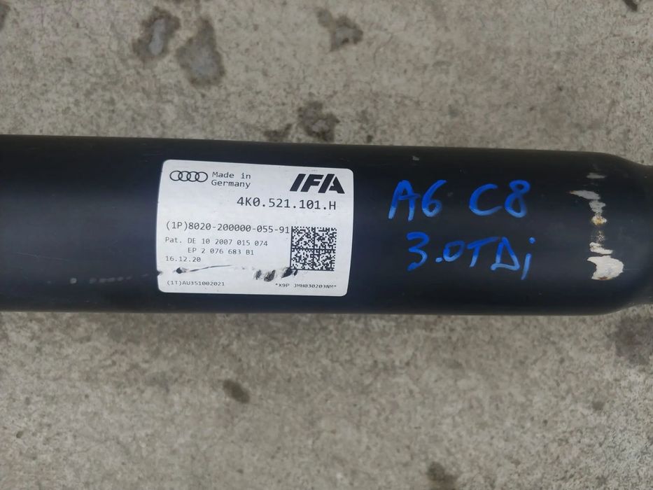 cardan audi a6 c8 4k  3.0 tdi 4k0521101h