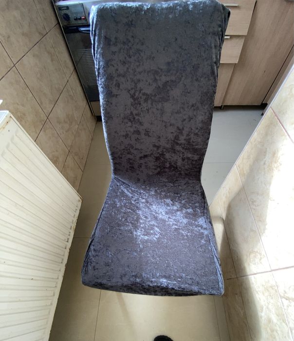 Huse scaune Gri 6 la set