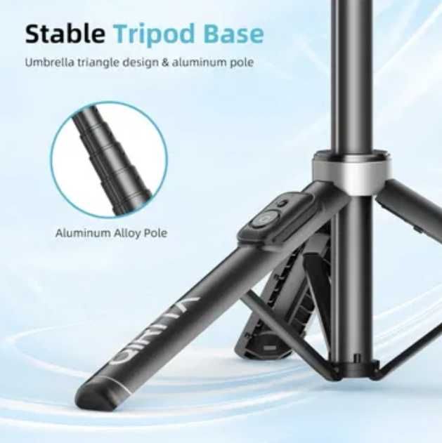 Bluetooth Селфи Стик и Трипод QIRITA – 2 в 1 с дистанционно управление