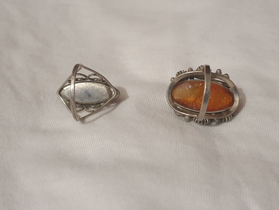 Колье, подвеска янтарная, кольцо СССР