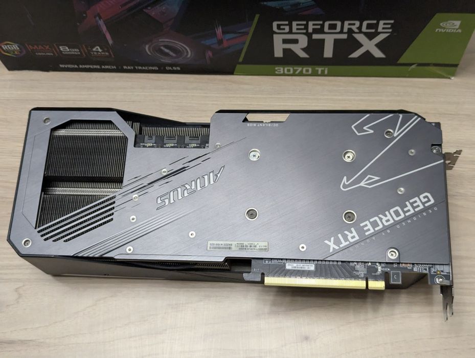 RTX 3070 TI gigabyte aorus master