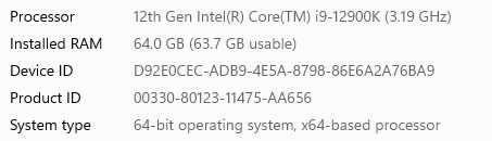 Unitate desktop – i9-12900K, RTX 3060, 64GB DDR5, 2TB SSD, AIO