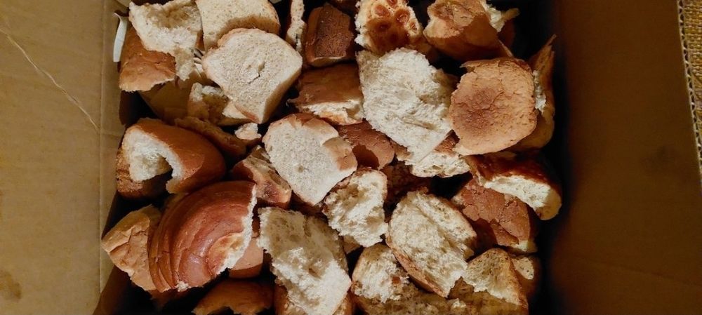 Кепкен нан қатқан. Сухари