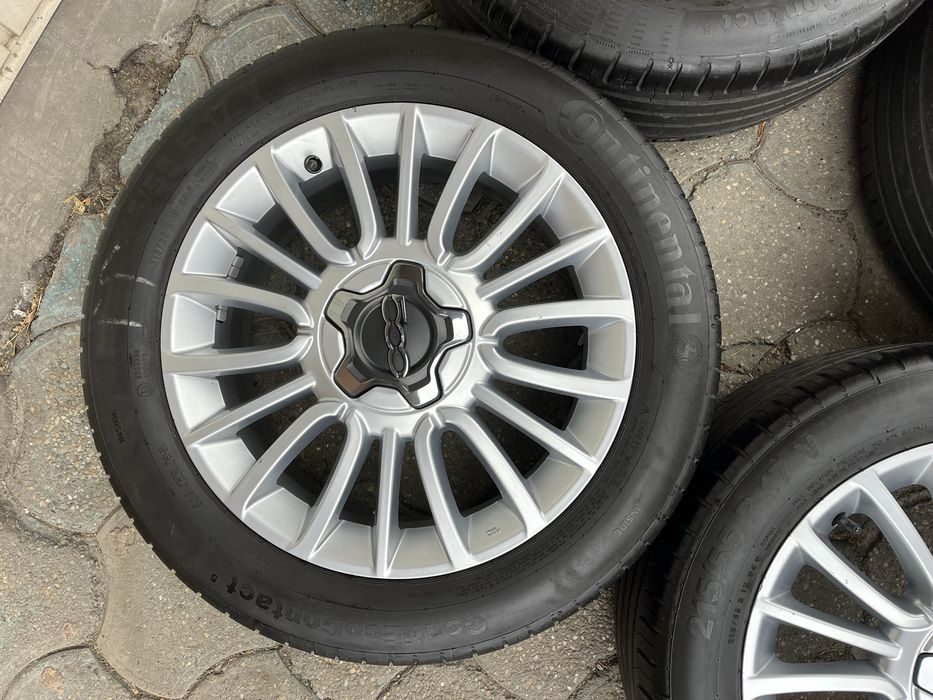 Jante aliaj 5x110mm, anvelope vara 215/55 R17, Fiat 500X, Opel  Zafira Signum Vectra Astra H