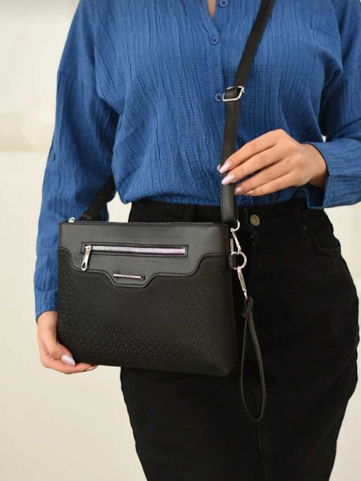 Черна дамска чанта - клъч