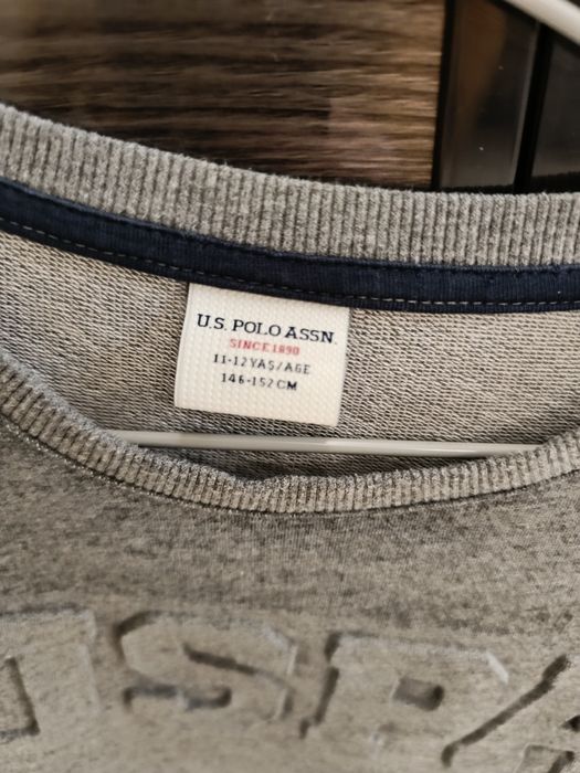 Bluză sport băieți cu logo în relief USPA