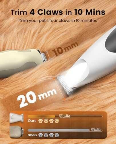 Нов Компактен тример за лапи и уши Безопасно и лесно подстригване куче