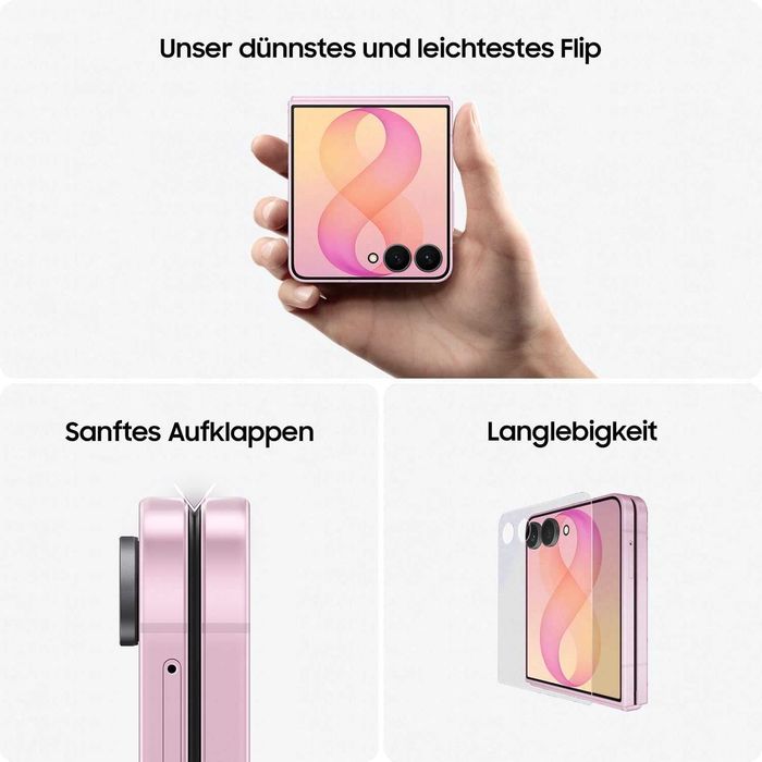Samsung Galaxy Z Flip 8 F776B 5G Dual Sim 12GB RAM 256GB - Cream, Graphite, Pink Нов! 2г. Гаранция!