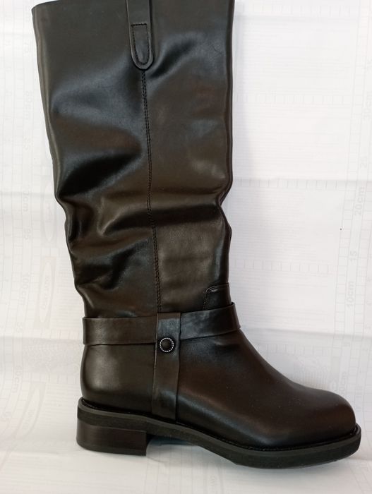 Сапоги кожаные, европейка, новые