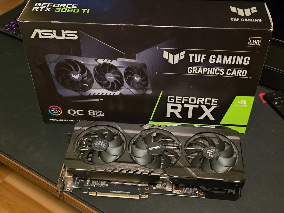 Placa video ASUS GeForce RTX 3060TI TUF GAMING, 8GB GDDR6X, 256-bit