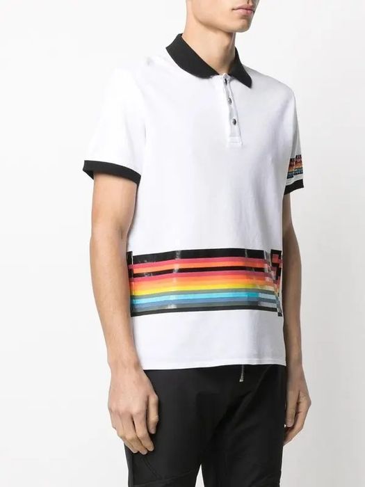 Just Cavalli Striped Polo Shirt оригинална тениска XL памучна поло