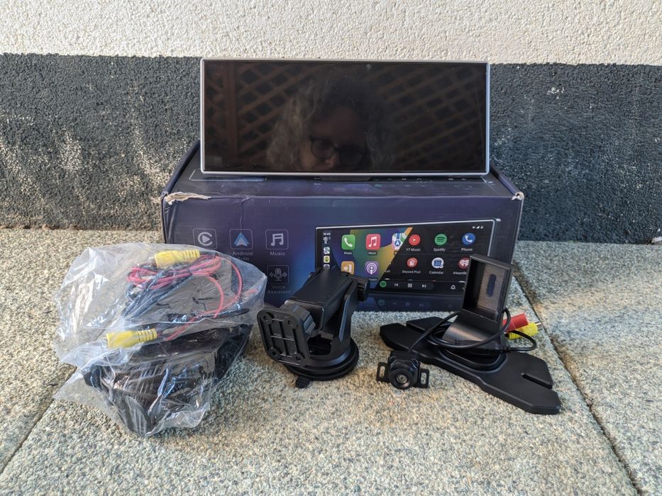 Navigație universală (tabletă mașină) - Android auto/ CarPlay wireless