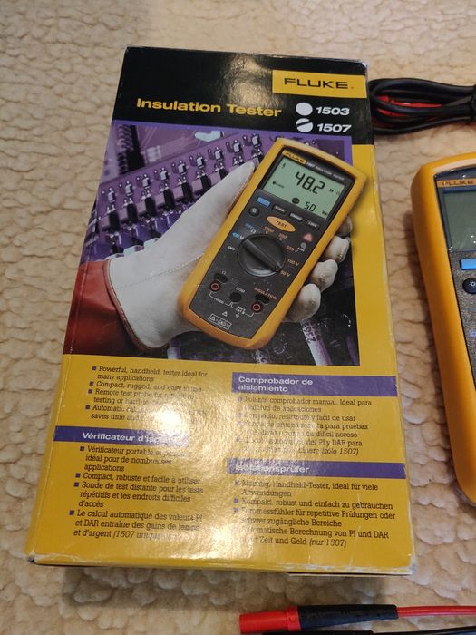 Tester izolatie FLUKE 1507 nou, profesional, megohmetru