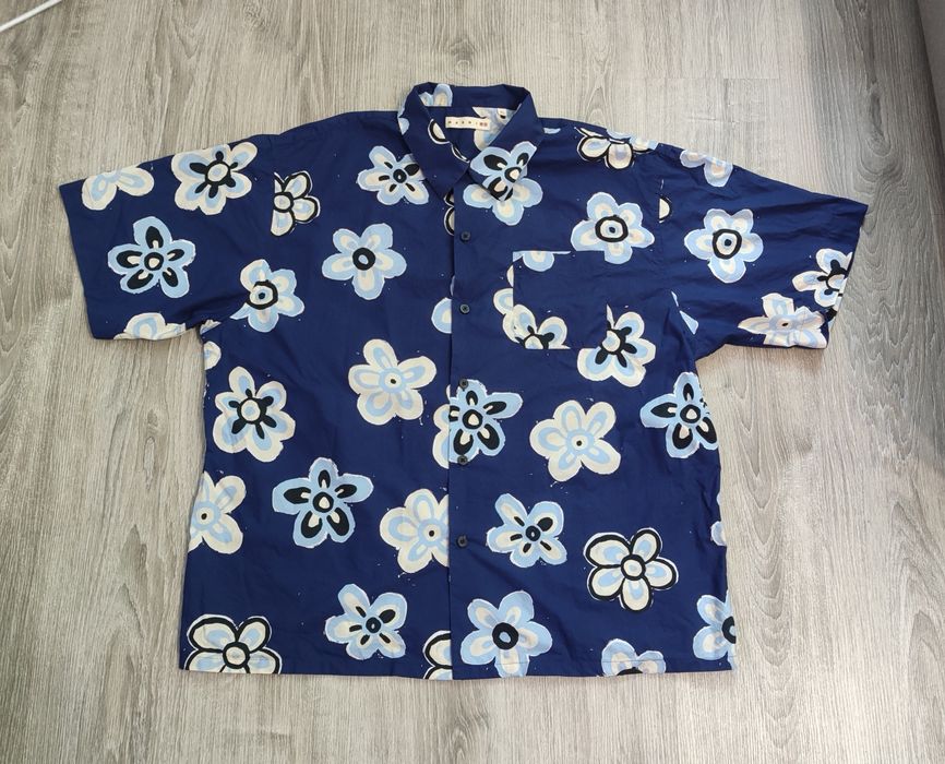 Marni x Uniqlo size XL Лятна риза къс ръкав