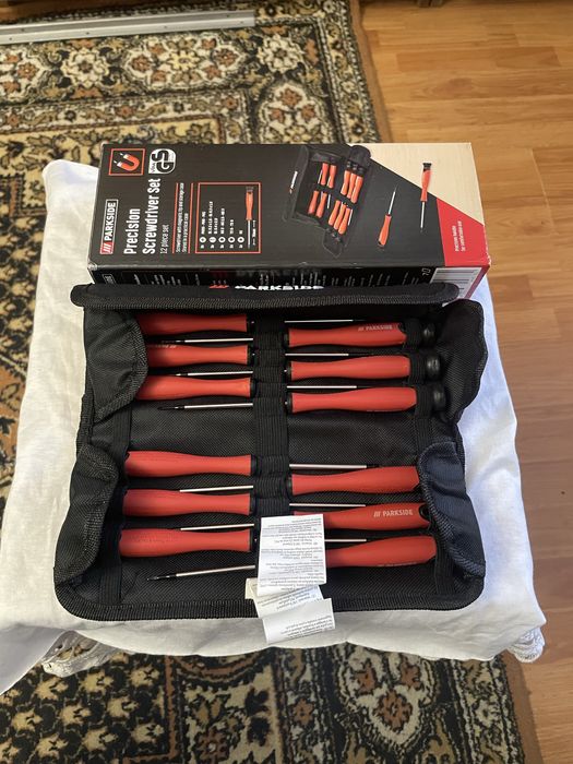 Set 12 șurubelnițe de precizie Parkside