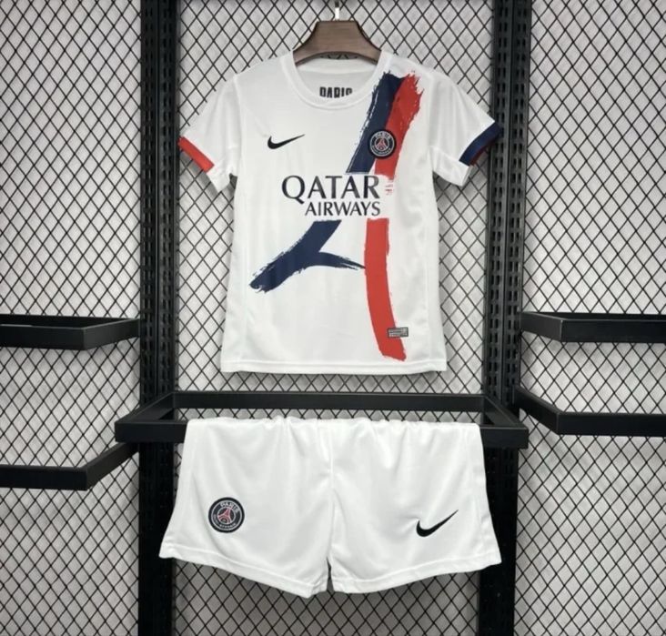 Echipament fotbal copii ( tricou + pantaloni ) , PSG
