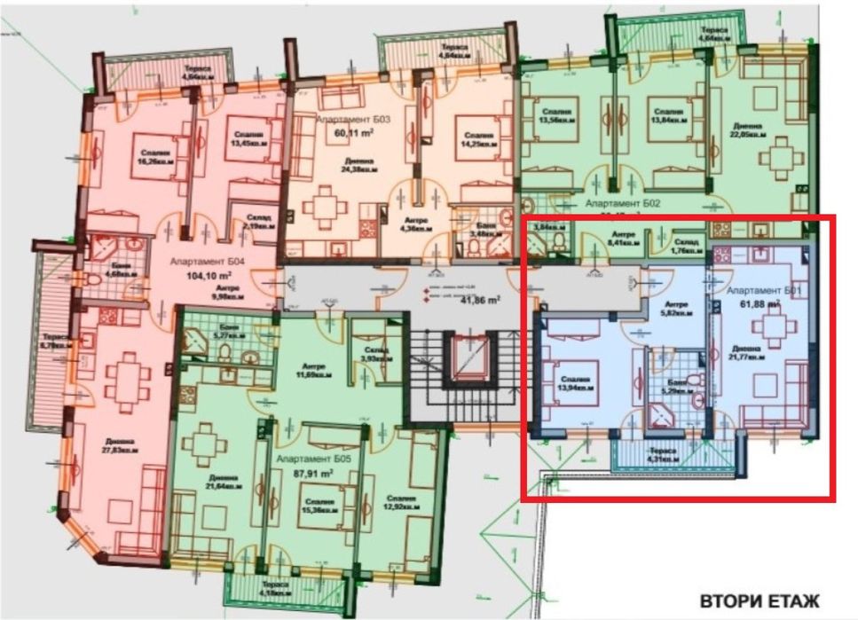 Продава се Двустаен апартамент в Айтос - 74 кв.м за 510 €/кв.м - Снимка #3