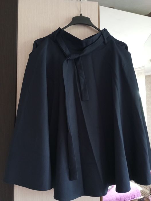 Школьный юбка темно синий