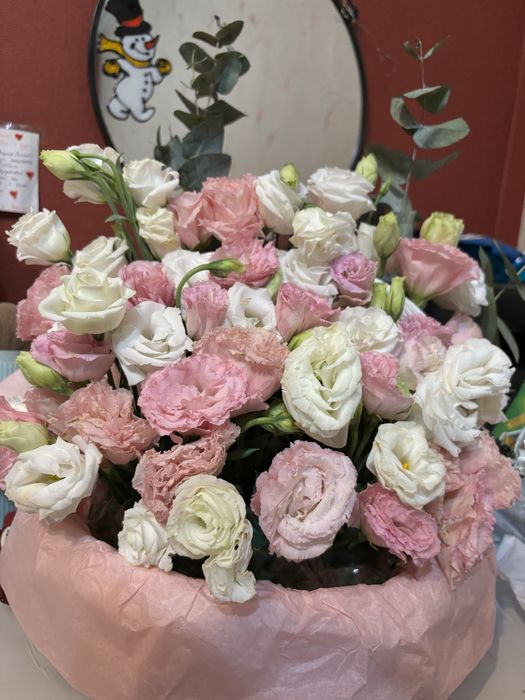 Эустома цветы…..