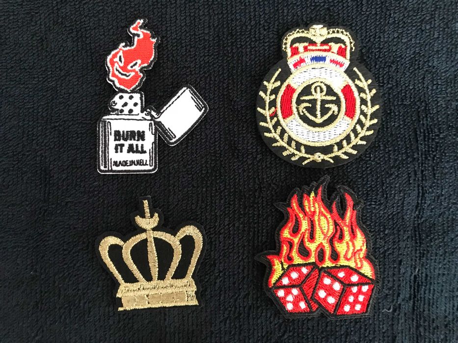 Petic/Patch/Emblema brodat geaca/vesta/etc piele/textil moto/rock/punk