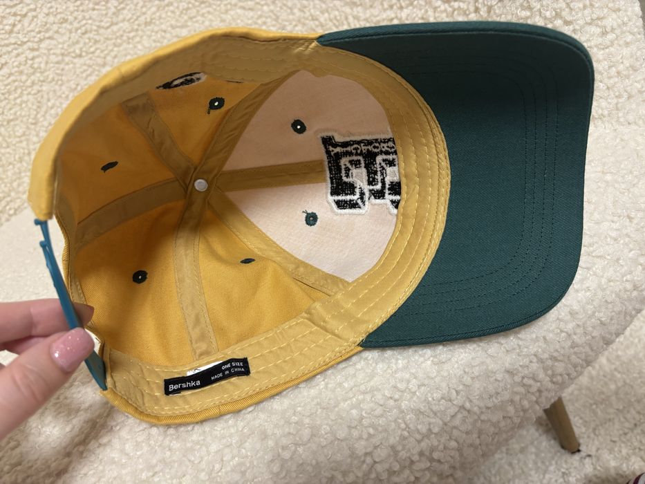 Шапка жълт/зелен цвят
