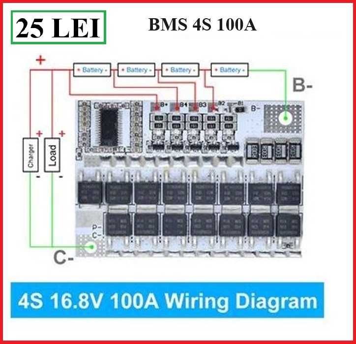 Modul Bms de incarcare acumulatori