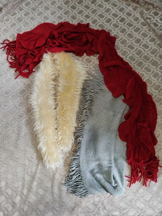 3 дамски зимни шала