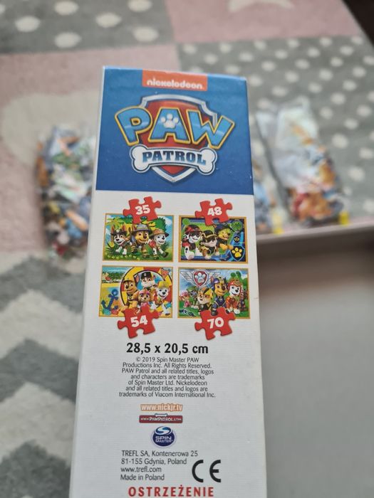 Puzzle 4in1 Paw Patrol