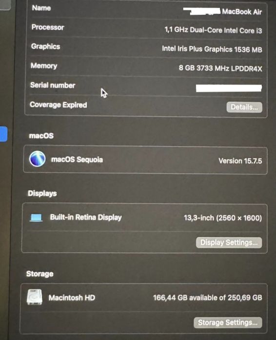 MacBook Air A2179