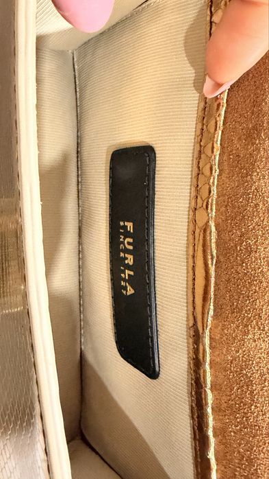 Чанта Furla златна
