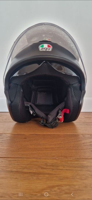 Casca moto open face AGV Eteres E2206 Matt Black XS (53-53cm) NOUA