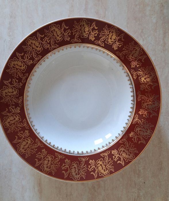 Set de 6 farfuri portelan