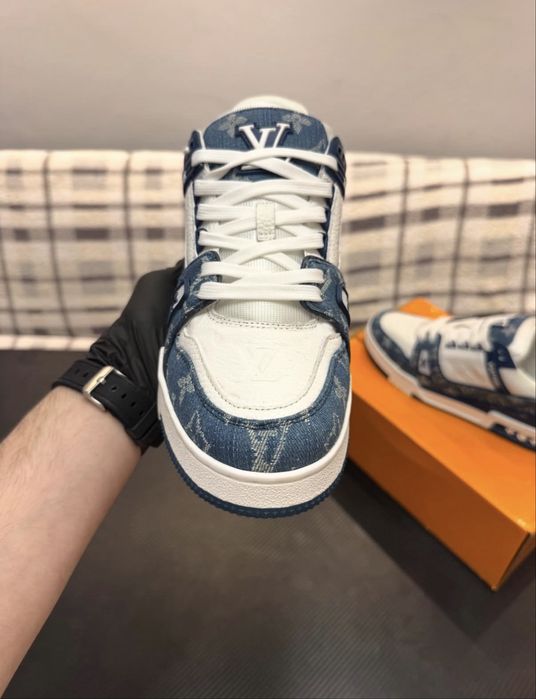 Adidasi “Louis Vuitton Trainer Blue” (Sigilat)