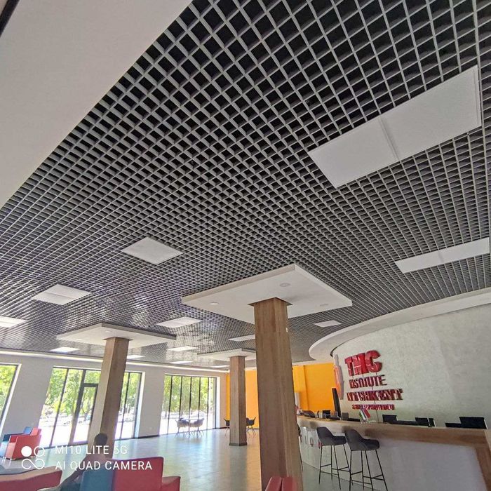 armstrong grilyato rechniy potolok. Армстронг грильято реечный