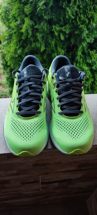 Pantofi/Adidași de alergare Mizuno Wave Rider 25 - Lămâie verde