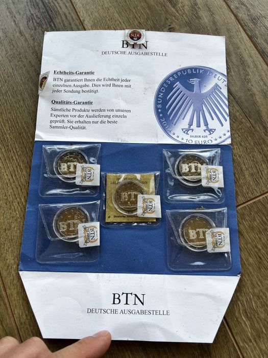 Монети 2 euro колекционерски