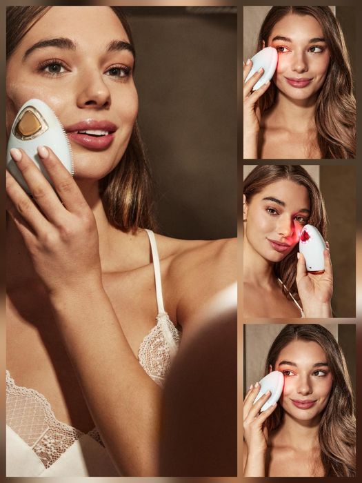 Четка за почистване на лице Silk'n Bright Lux, 4в1,инфрачервена техно.