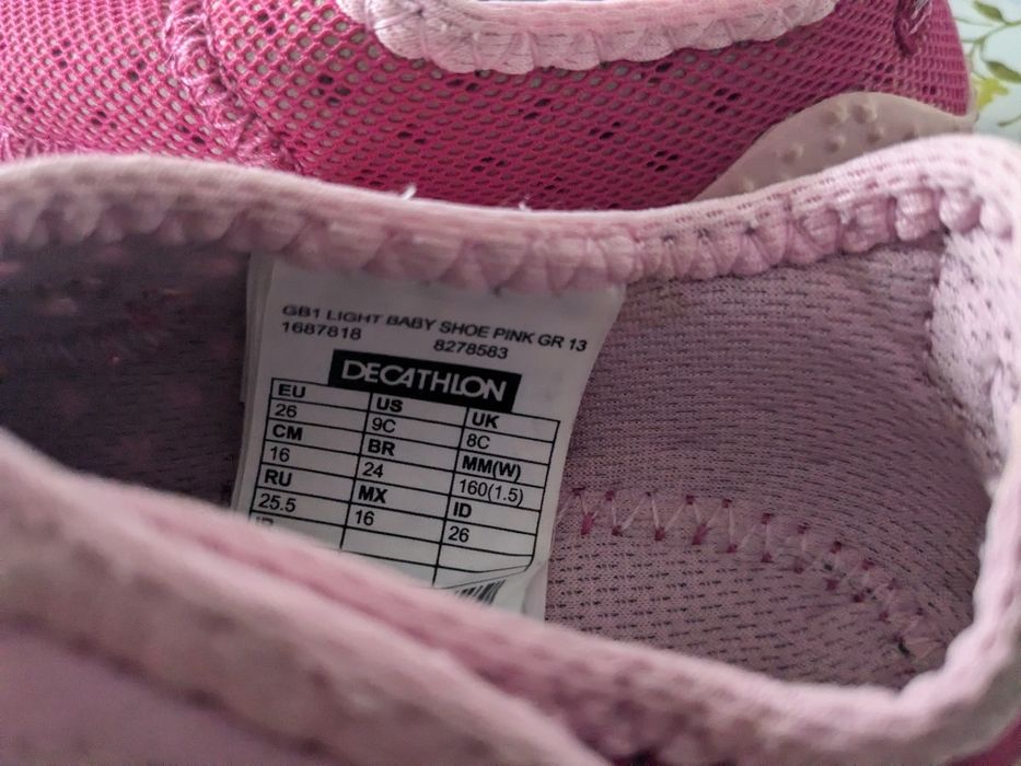 Încălțăminte interior Decathlon fetiță 26