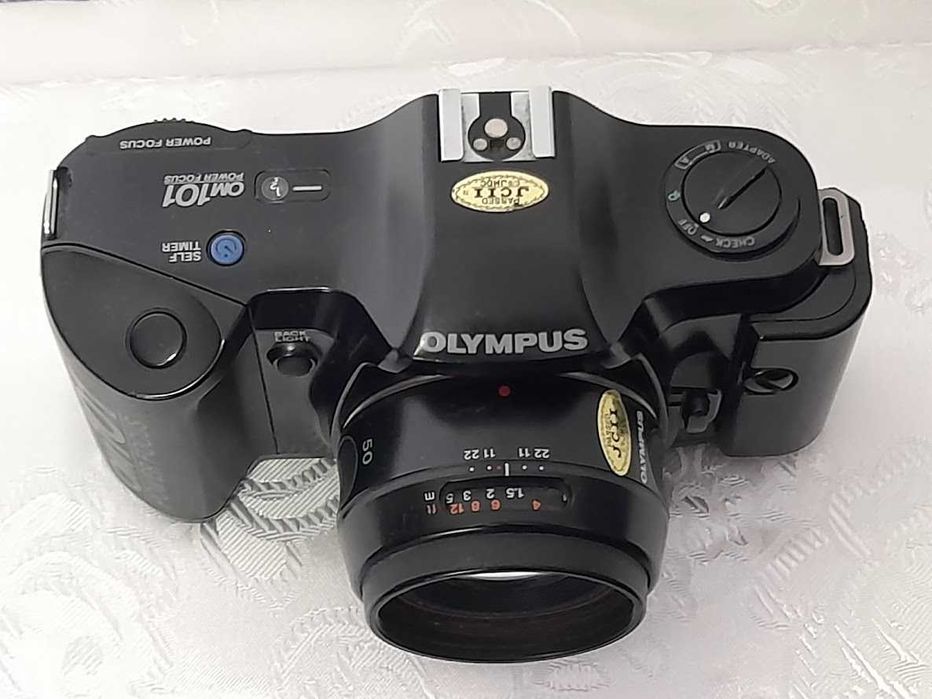 Aparat foto Olympus OM101 Power Focus + Nikon F50