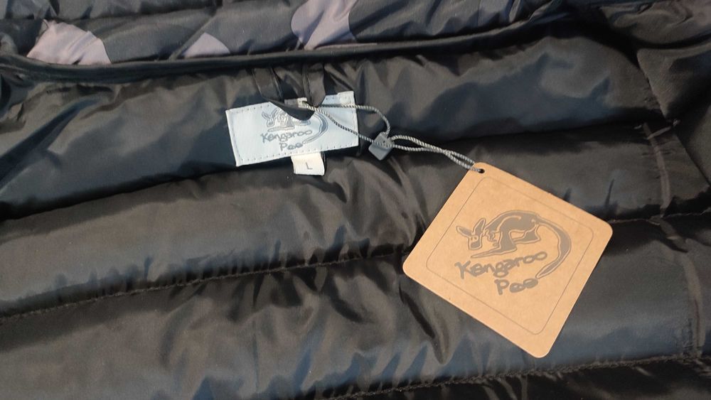 Мъжко яке Kangaroo Poo - размер L - черен камуфлаж