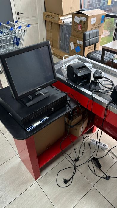 Программа учета Умаг,Моноблок ,сканер , принтер чеков ,электроный весы