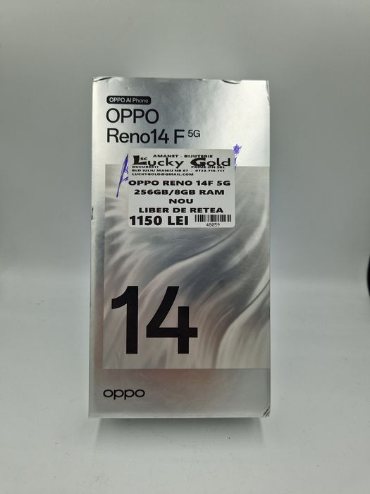 Oppo Reno 14F 256GB / 8GB RAM GARANȚIE #48059